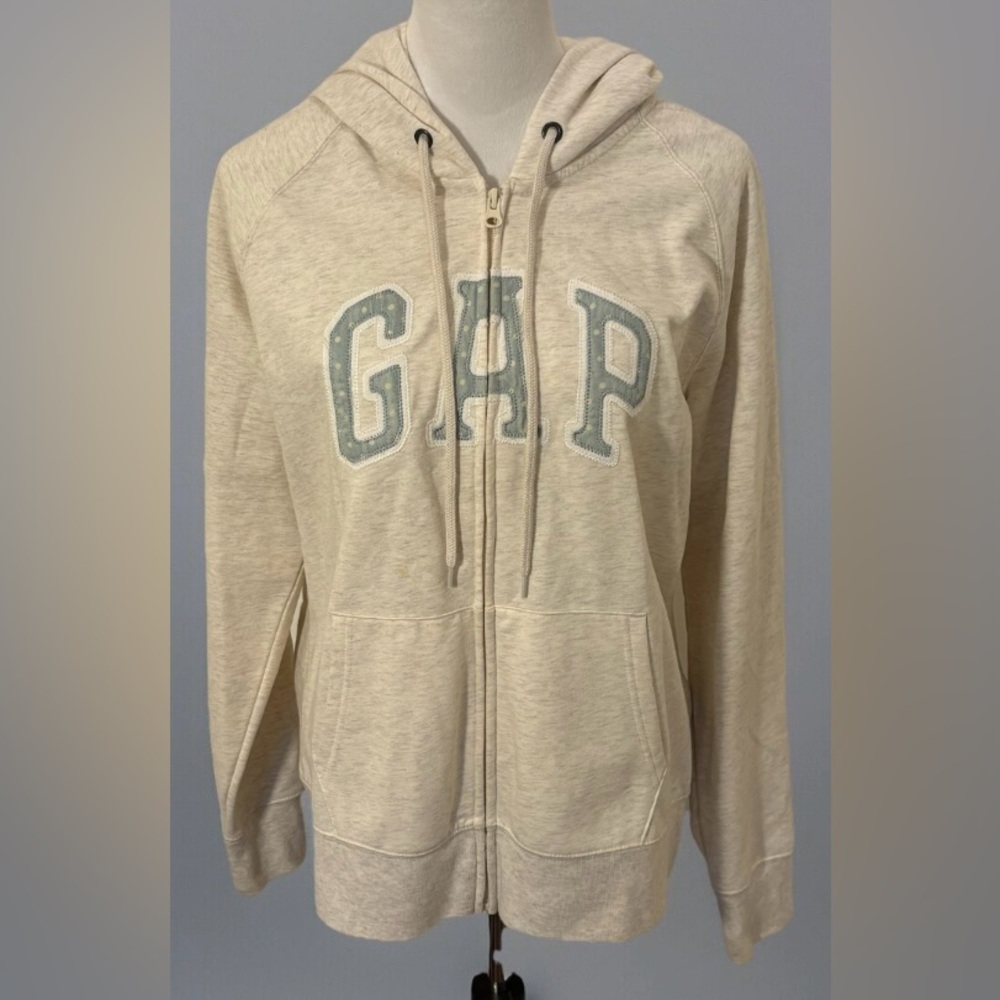 Cream Colored GAP Hooded Jacket Size XL